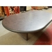 7' Grey Racetrack Style Boardroom Meeting Table